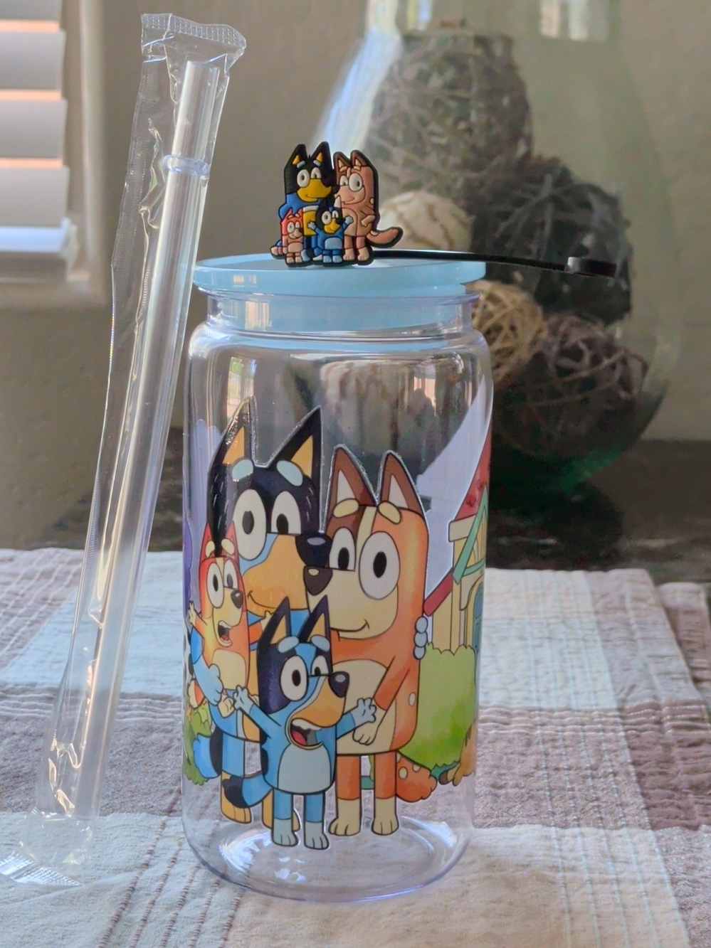 Bluey Clear Plastic Cup